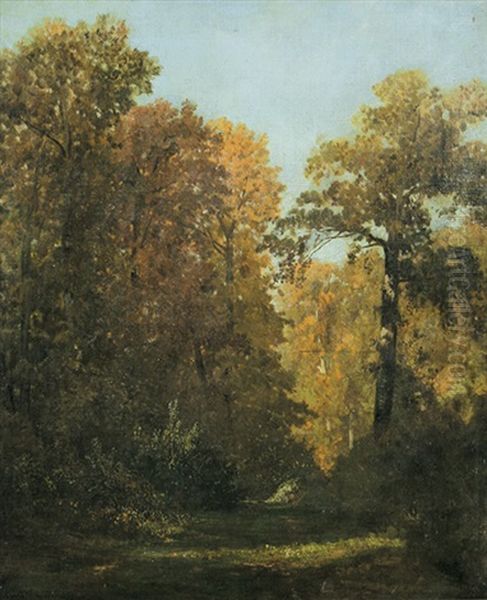 Waldinneres Oil Painting by Theodore Rousseau