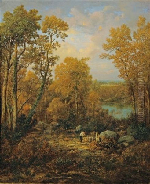 Le Bucheron Oil Painting by Theodore Rousseau