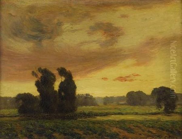 Landscape Oil Painting by Frederick James Boston