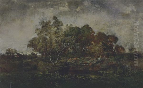 Impending Storm Oil Painting by Theodore Rousseau