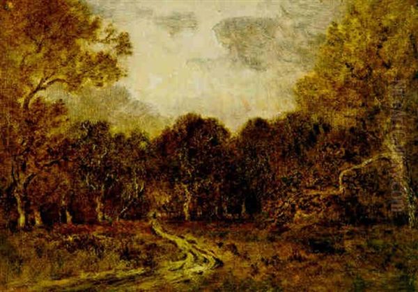 Clairiere Dans La Foret Oil Painting by Theodore Rousseau