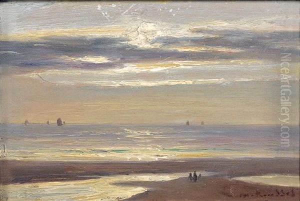 Crepuscule Oil Painting by Charles Emmanuel Joseph Roussel