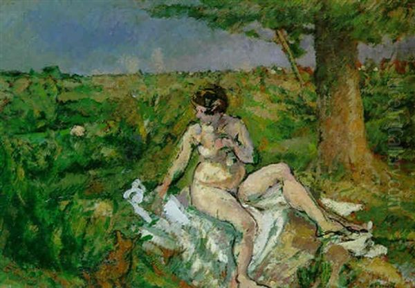 Femme Au Petit Chien Oil Painting by Ker Xavier Roussel