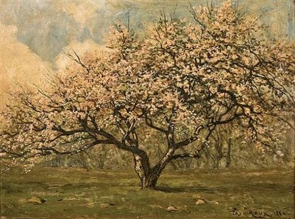 Le Pommier En Fleurs Oil Painting by Paul Louis Joseph Roux