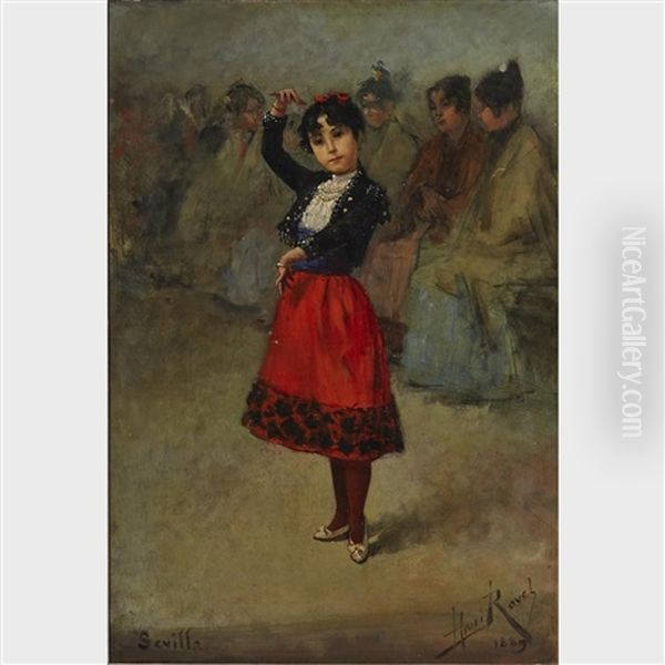 Spanish Dancer Oil Painting by Henri Rovel