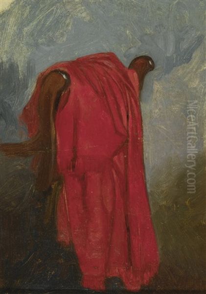 Pink Coat Oil Painting by Charles Rowbotham