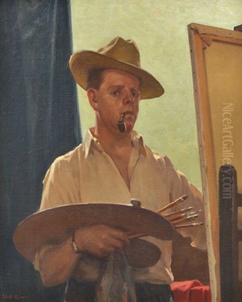 Self Portrait by William Nicholas Rowell