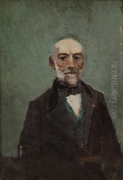 Portrait Presume Du Pere De L'artiste Oil Painting by Pierre Roy