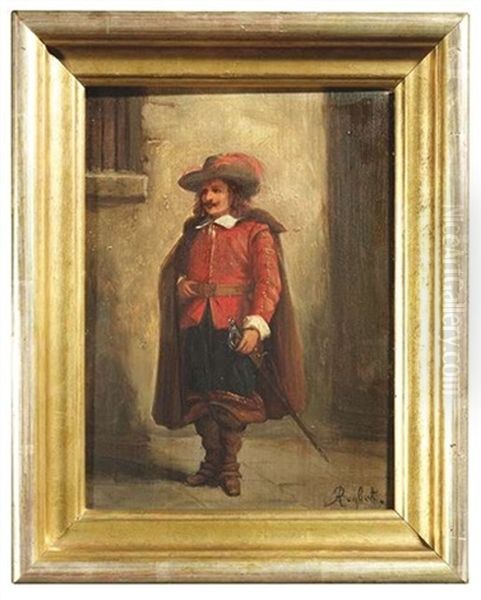 Bildnis Eines Musketiers Oil Painting by Ferdinand Victor Leon Roybet