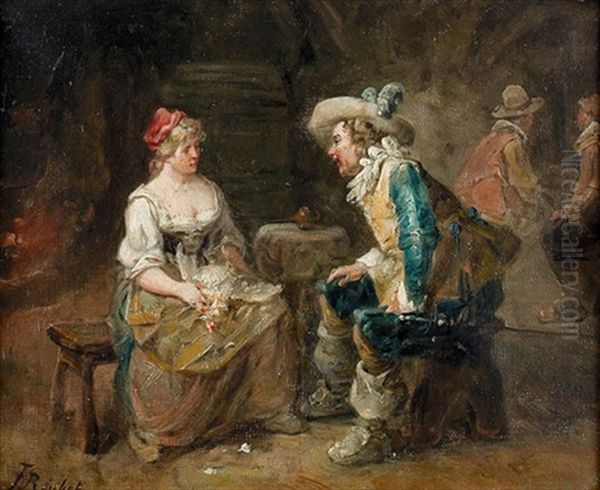 In Der Schenke Oil Painting by Ferdinand Victor Leon Roybet