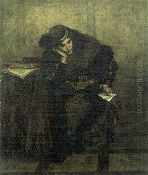 Personnage De La Renaissance Oil Painting by Ferdinand Victor Leon Roybet