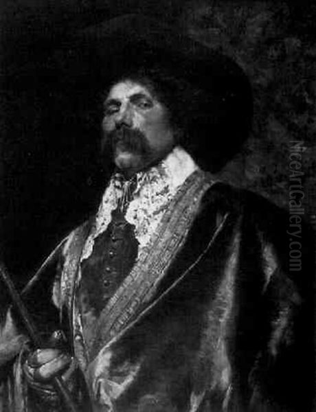 Portrait D'homme Oil Painting by Ferdinand Victor Leon Roybet