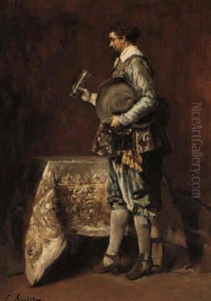 The Connoisseur Oil Painting by Ferdinand Victor Leon Roybet