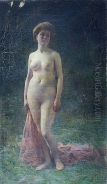 Nu Feminin Oil Painting by Henri-Paul Royer