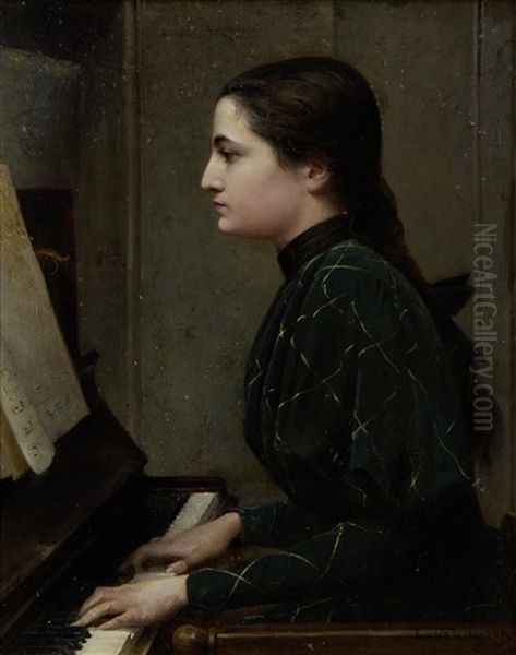 At The Piano (+ Another; 2 Works) by Lionel Noel Royer