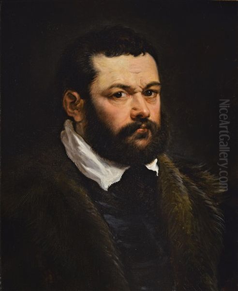 Portrait Of A Venetian Nobleman Oil Painting by Peter Paul Rubens