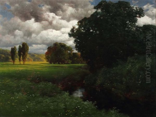 Landschaft by Traugott Hermann Ruedisuehli