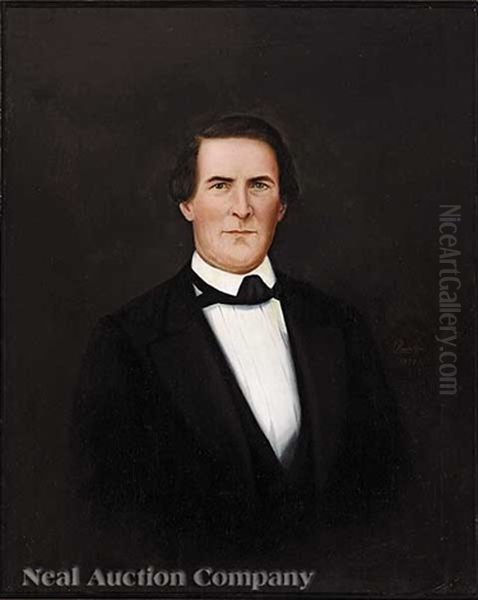 Portrait Of Benjamin Ferdinand Wilson Oil Painting by Harold Rudolph