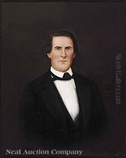 Portrait Of Benjamin Ferdinand Wilson Of Kentucky Oil Painting by Harold Rudolph