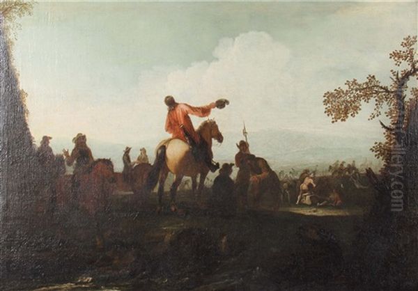 Nach Der Schlacht Oil Painting by Georg Philipp Rugendas the Elder