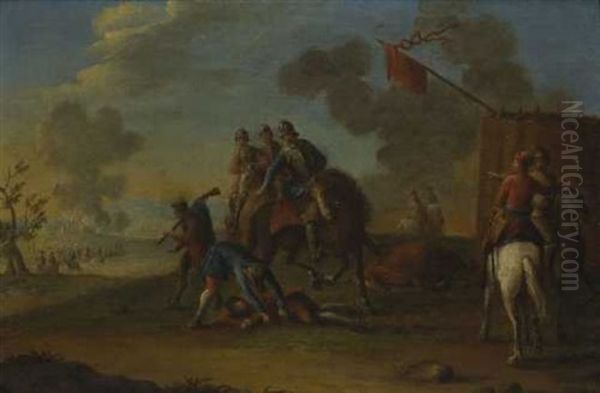 Nach Der Schlacht Oil Painting by Georg Philipp Rugendas the Elder