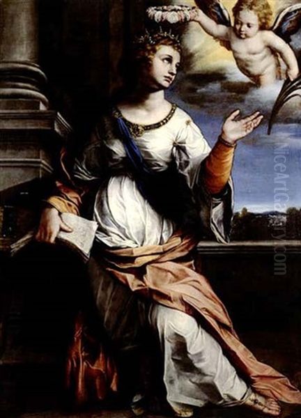 Saint Catherine Of Alexandria by Giovanni Battista Ruggieri