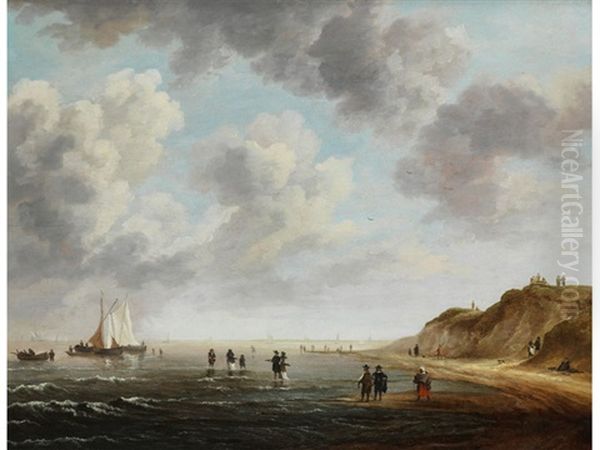 An Der Hollandischen Kuste Oil Painting by Jacob Van Ruisdael