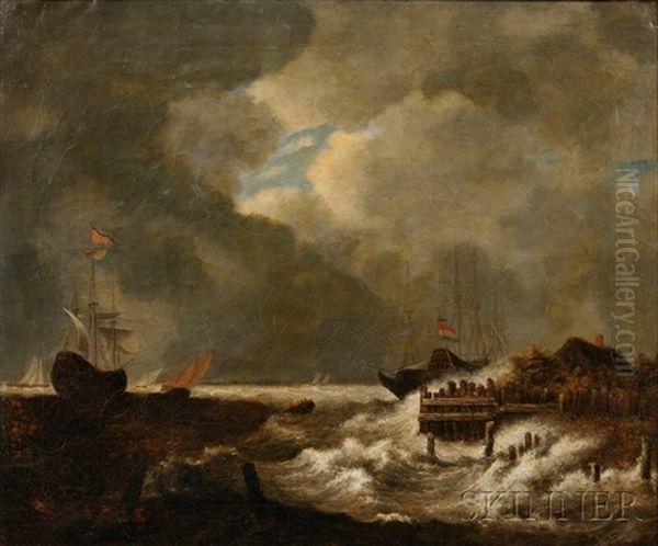 The Tempest Oil Painting by Jacob Van Ruisdael