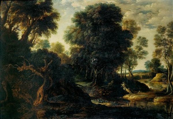 Paisaje Oil Painting by Jacob Van Ruisdael