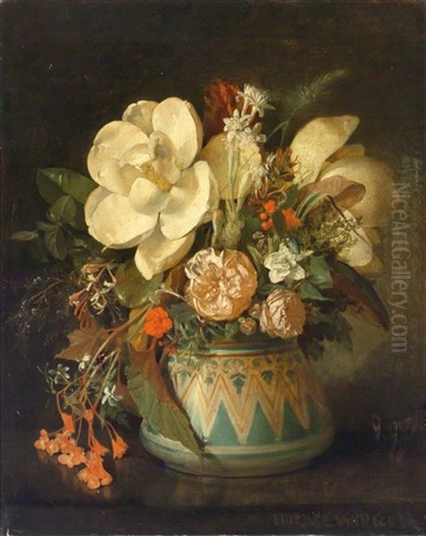 Blumenstuck Oil Painting by Horace Van Ruith