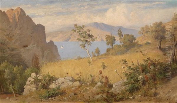 Motiv Aus Capri Oil Painting by Horace Van Ruith