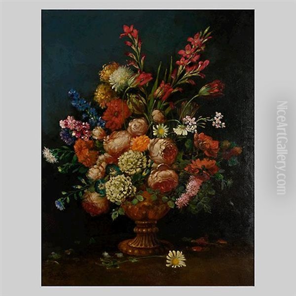 Floral Still Life by Benigino Yamero Ruiz