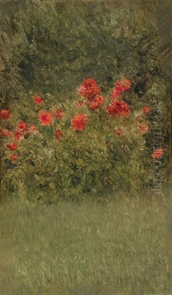 Dahlien Oil Painting by Franz Rumpler