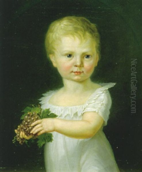 Portrait Herzog Wilhelm Von Braunschweig Als Kind Oil Painting by Philipp Otto Runge