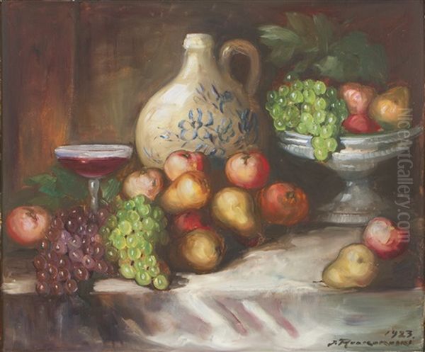 Still-life Oil Painting by Jalmari Ruokokoski