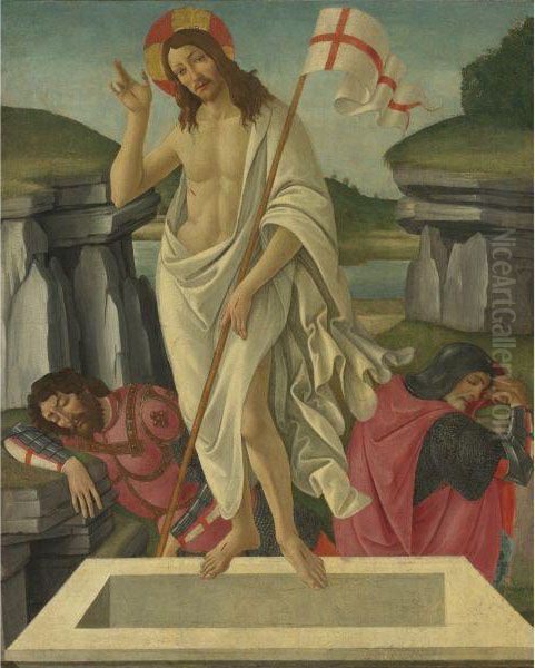 The Resurrection Oil Painting by Sandro Botticelli