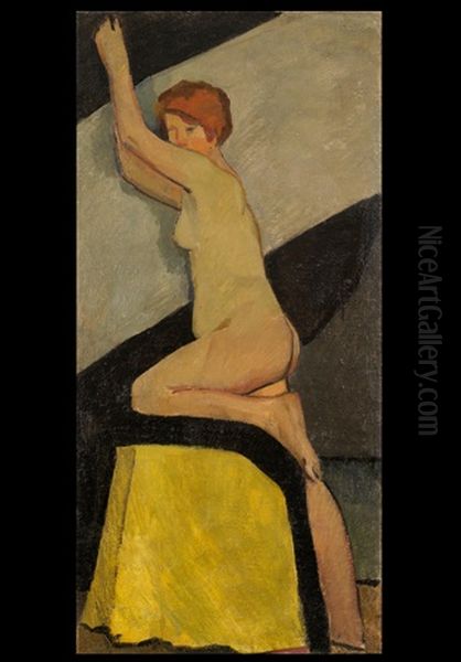 Nude by Aleksander Isaakovich Rusakov