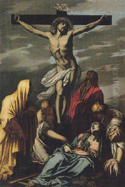 The Crucifixion Oil Painting by Francesco Ruschi