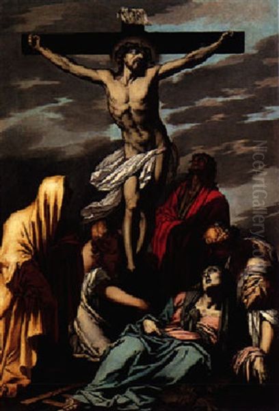 The Crucifixion Oil Painting by Francesco Ruschi