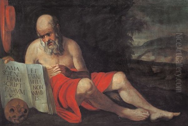 San Girolamo Oil Painting by Benedetto Rusconi