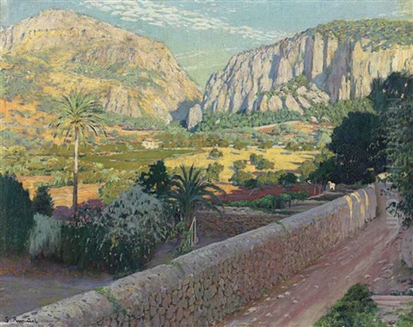 L'estret De Valldemossa, Mallorca Oil Painting by Santiago Rusinol