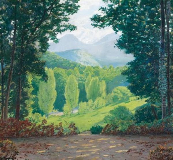 El Montseny (montseny) Oil Painting by Santiago Rusinol