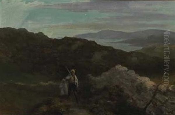 Leave The Task Until Tomorrow's Sun (w.b. Yeats) Oil Painting by George Russell