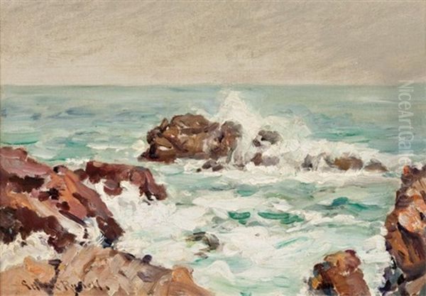 The Breakers Oil Painting by George Horne Russell