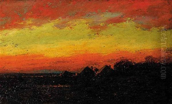 Untitled (sunset) Oil Painting by George Horne Russell