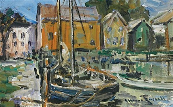 Eastport, Maine Oil Painting by George Horne Russell