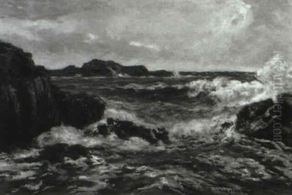 Incoming Tide, Grand Manan Oil Painting by George Horne Russell