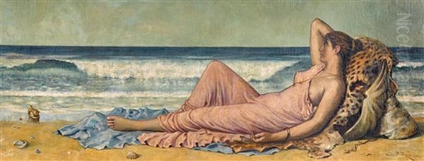 Ariadne Oil Painting by John Russell