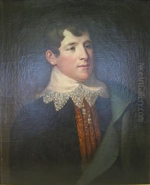 Portrait Of F. Kimble, Actor Oil Painting by John Russell