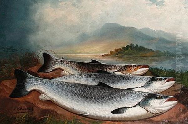 The Day's Catch Oil Painting by John Bucknell Russell